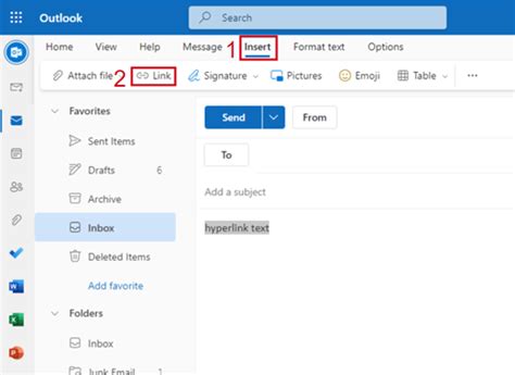 how to enable hyperlinks in outlook