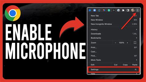 how to enable microphone in chrome