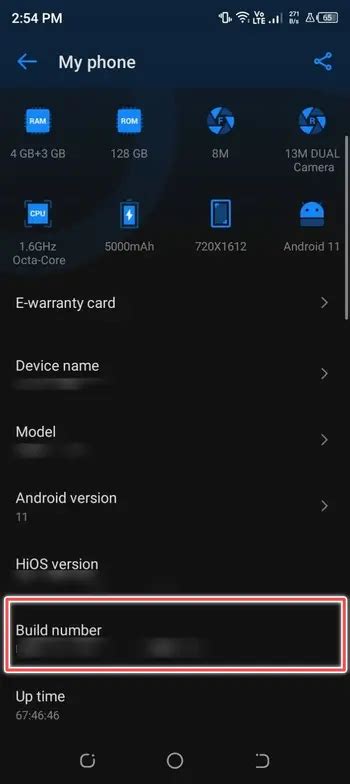 how to enable concealed number android