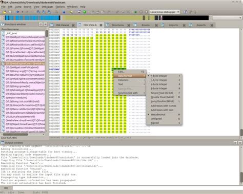 How To Enable Structure Window In Ida64 Linux
