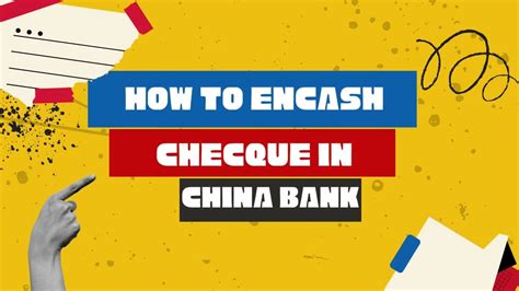 how to encash check in security bank