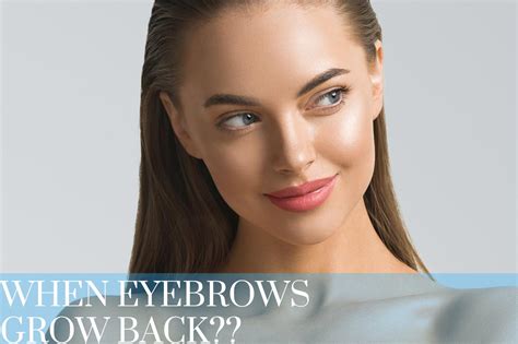 how to encourage eyebrows to grow back