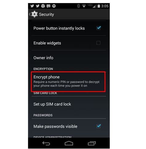 how to encrypt password in android example