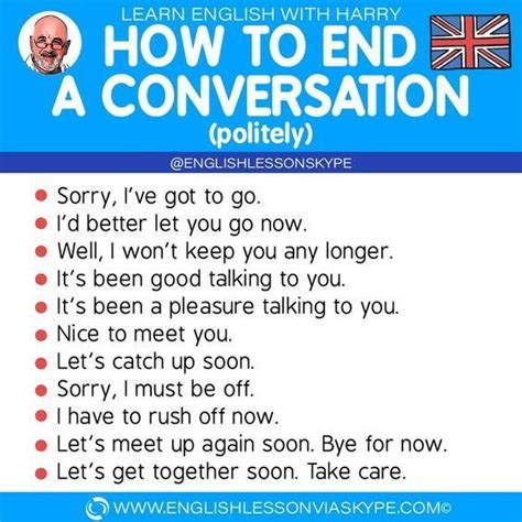 How To End A Conversation