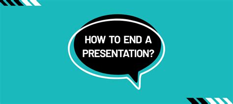 how to end a presentation in english