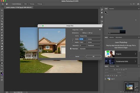 how to enlarge canvas in photoshop