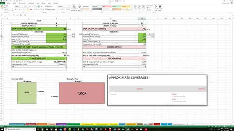 how to estimate tile adhesive