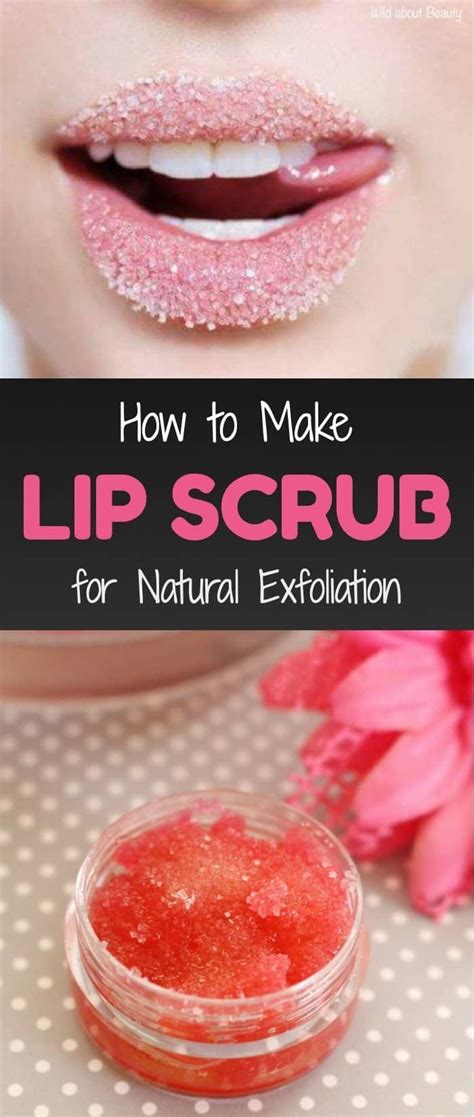 how to exfoliate lips to make them pink
