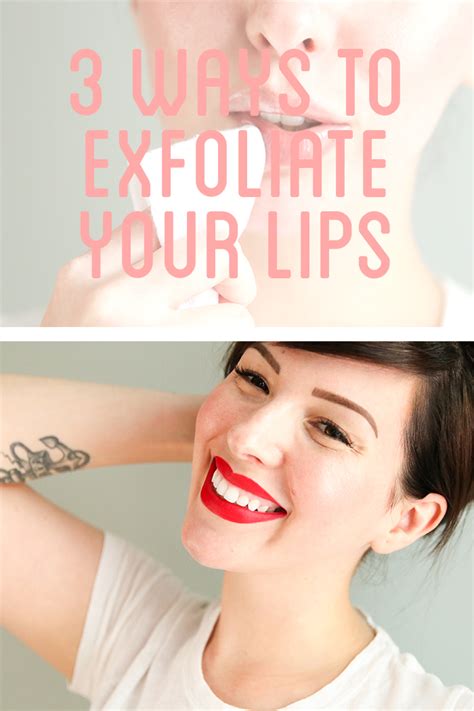 how to exfoliate lips without scrub machine