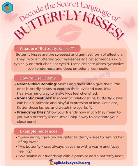 how to explain butterfly kisses for arthritis