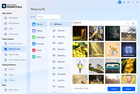 how to export from iphone to pc