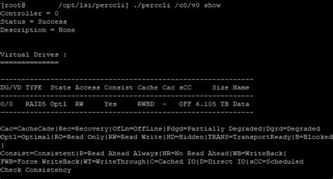 how to extend a virtual disk using perccli - Dell Community