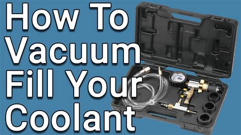 how to fill coolant system