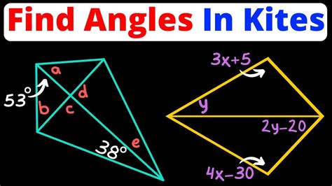 how to find angles of a kite