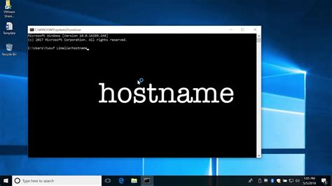 how to find hostname in windows