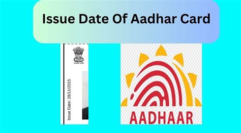 how to find issue date of aadhar card