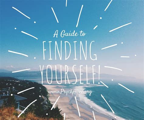 how to find oneself