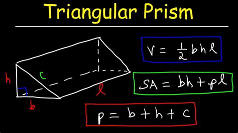 how to find perimeter of triangular prism