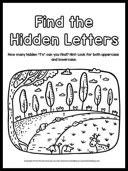 How To Find The Hidden Letter T In Search The Hidden T - Search The Hidden T