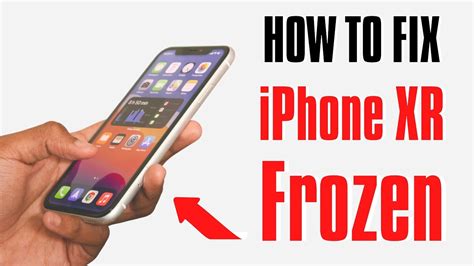 how to fix a frozen iphone x