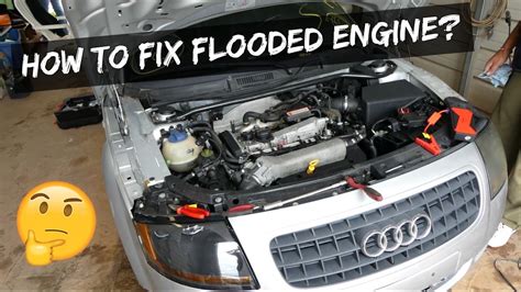 how to fix a gas flooded engine