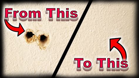how to fix dart holes in drywall
