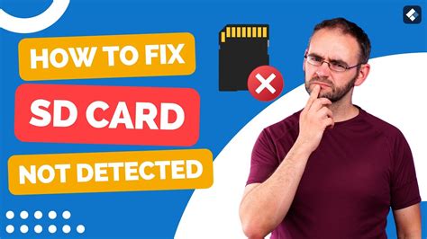 how to fix sd card not recognized