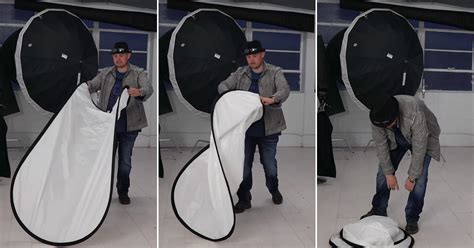 how to fold a light reflector