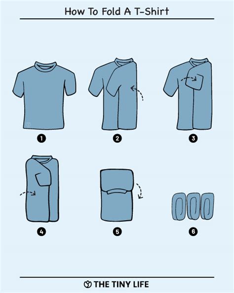 How To Fold Tshirt