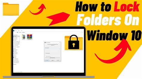 how to folder lock in laptop