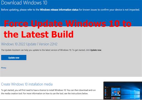 how to force update windows 10 to windows 11