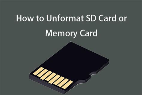 how to format unformatted sd card