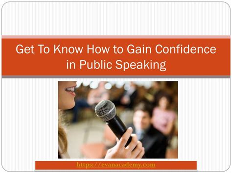 how to gain courage in public speaking