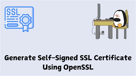 how to generate openssl certificate in linux
