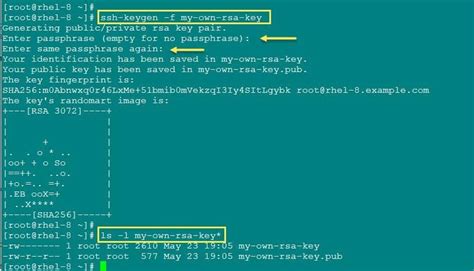 how to generate rsa key in linux