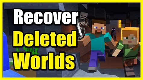 how to get a deleted minecraft world back