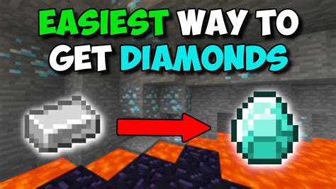 how to get a diamond in minecraft