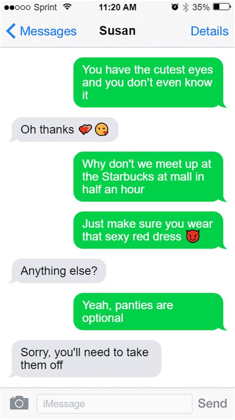 how to get a girl to like you over text examples