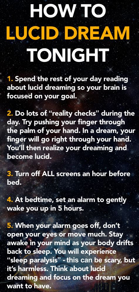 how to get a lucid dream again