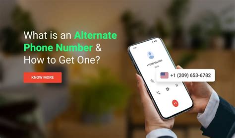 how to get alternate phone number