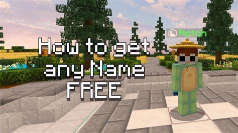 how to get any minecraft name