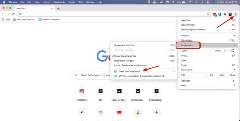 how to get bookmarks back in chrome