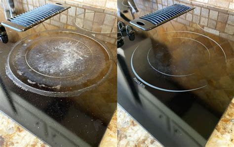 how to get burn marks off stove