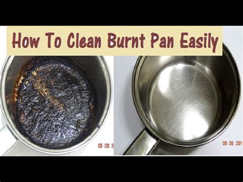 how to get burnt pan clean