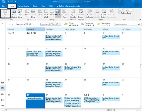 how to get calendar in outlook