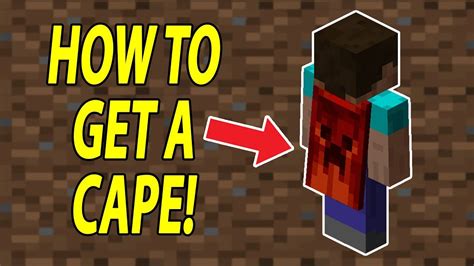 how to get capes in minecraft