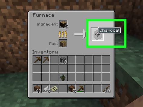 how to get charcoal in minecraft