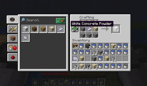 how to get concrete in minecraft
