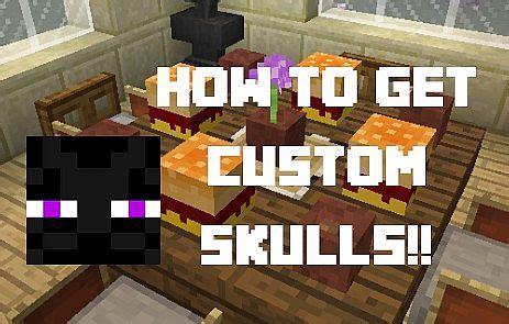 how to get custom skulls in minecraft