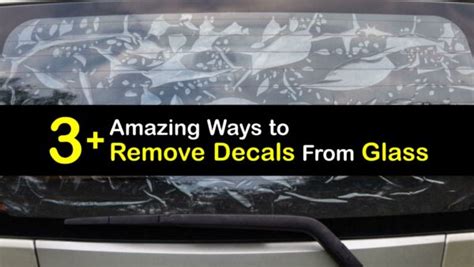how to get decals off windows
